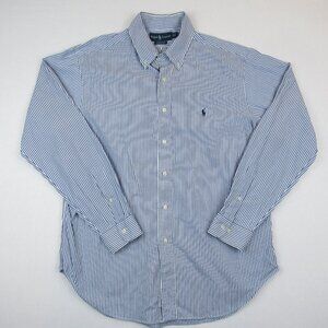 Ralph Lauren Shirt Long Sleeve Men's Size 16 1/2 34/35 Button Down Striped